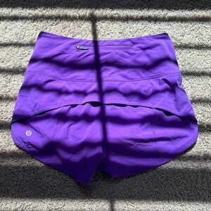 Lululemon High Rise Speed-UPS / Size 4 / 2.5” / Color: Purple 💜
